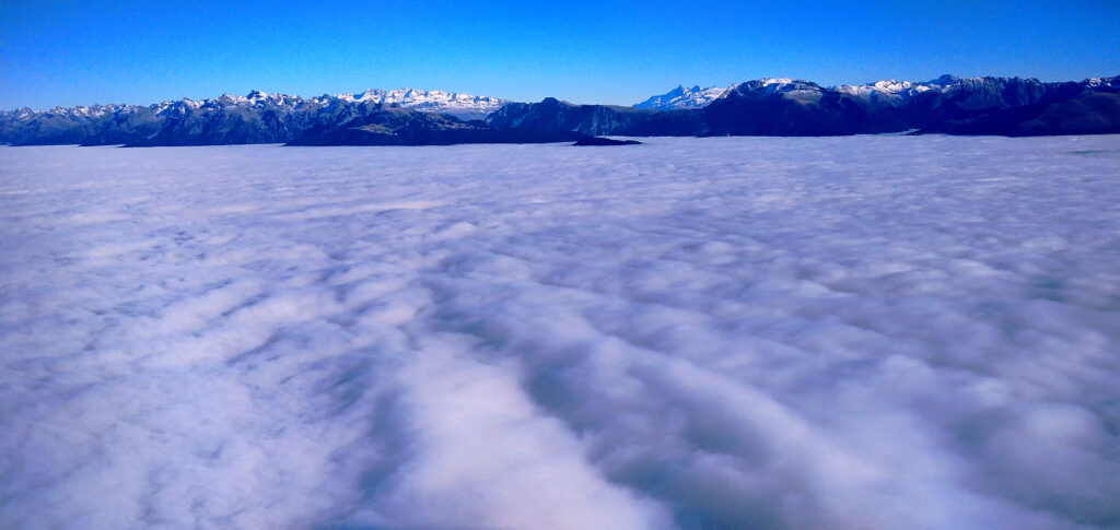 paysage sommets alpes
