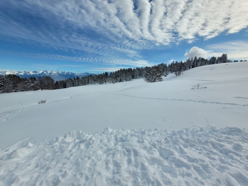 paysage hiver 2026 Vercors randonnée 