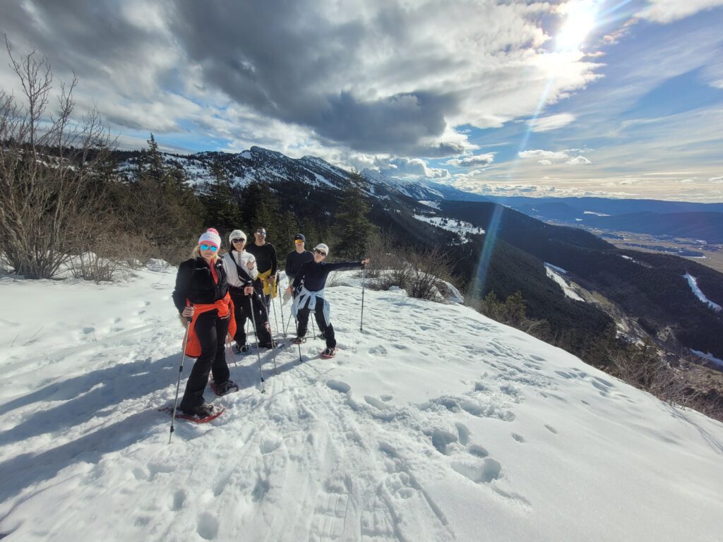 groupe en raquette randonnée Vercors Hiver 2026